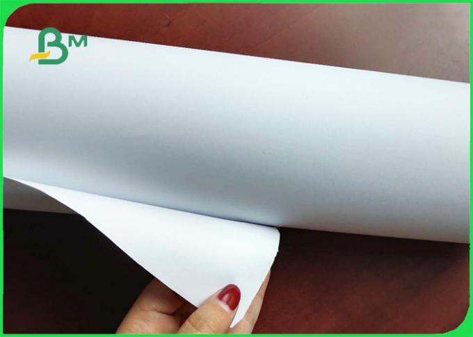 40GSM - 100GSM 화판을 위한 Rolls에 있는 백색 색깔 도형기 종이/CAD 종이