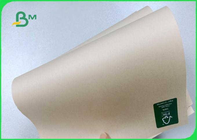 50gsm 높은 파열 저항 목재 펄프 FDA는 종이 봉지를 위한 kraft 종이를 갈색으로 합니다