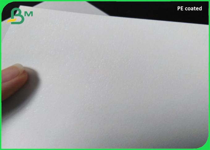 100% 생물 분해성 PLA 광택지 컵 기본 종이 210g + 26g