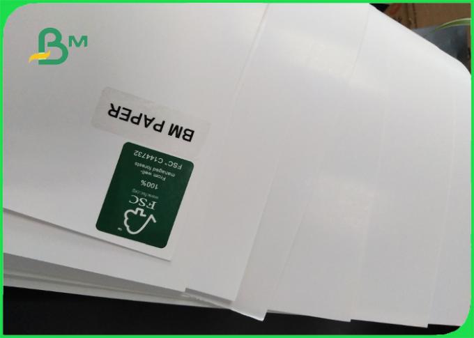 120gsm는 측에 의하여 입힌 백색 소책자 종이 C2S 인쇄지를 두배로 합니다