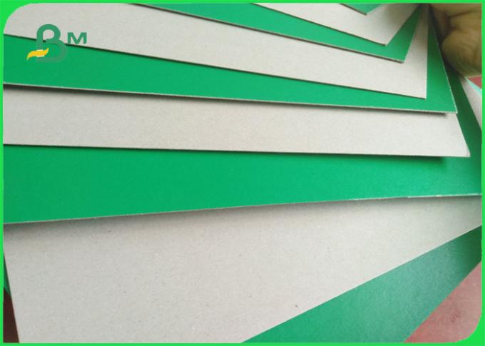 1.2 밀리미터 1.3 밀리미터는 스토리지 박스를 위한 래커된 통 보드 회색 엄격한 판지를 녹색으로 만듭니다
