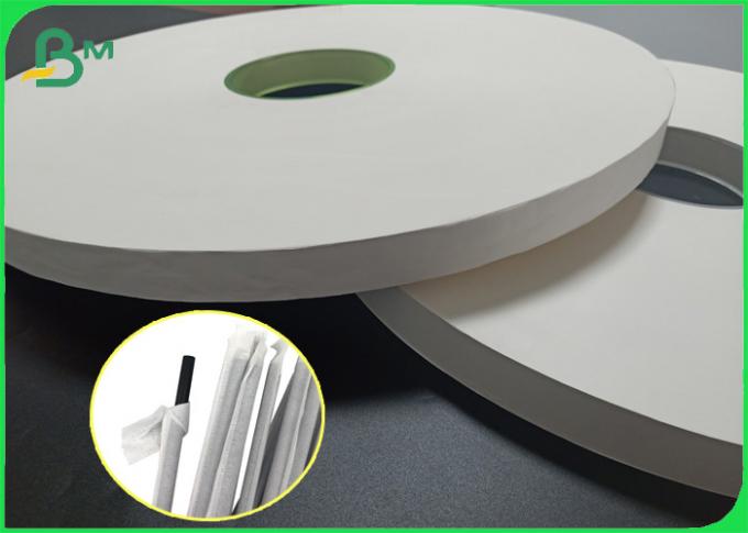 페이퍼 롤을 감싸는 하얀 밀짚을 패키징하는 28g 인쇄할 수 있는 주류및음료 튜브