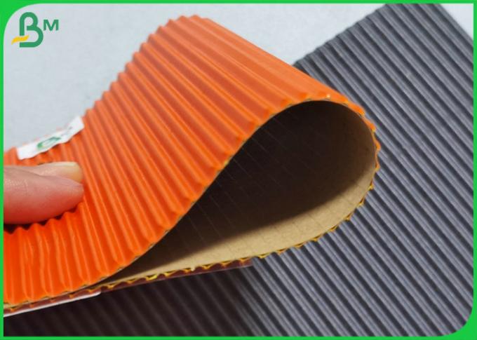 컵 슬리브를 위한 자연적 크라프트지 단일의 표면 플루트 파상지 보드 묶음