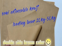 재활용 가능한 65 - 150 GSM 갈색 확장 가능한 캐리 가방 종이 롤