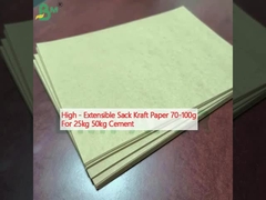 높은 - 확장 가능한 가방 크래프트 종이 70-100g 25kg 50kg 시멘트