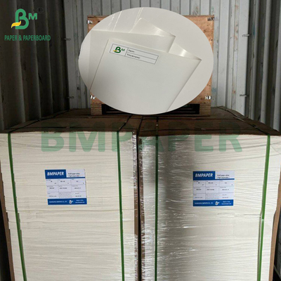58gsm 60gsm LWC 가벼운 무게 가공 된 흰색 종이 시트 양면 화려함