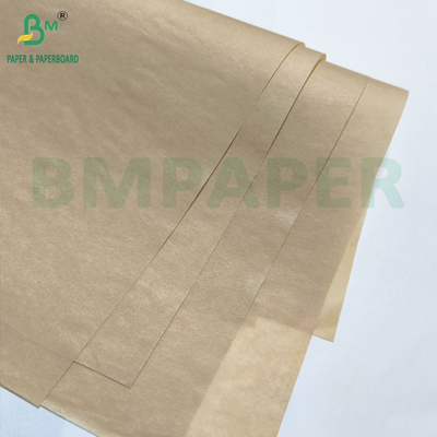 샌드위치 랩 종이 자연 갈색 40gm 45gm 지방 방지 종이