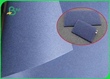 파란 직물 지갑 만들기를 위한 빨 수 있는 Kraft 강선 종이 0.55mm 간격