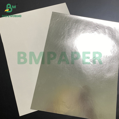 70g 금속화 된 맥주 라벨 종이 알루미늄 코팅 1 면 흰색 뒷면