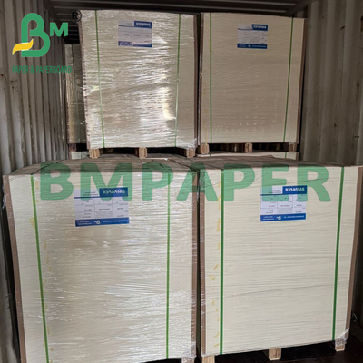 370 x 500mm 부드러운 표면 백색 표백 PE 코팅 선물 가방용 종이