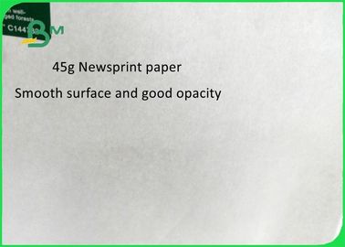 30LB 48.8gsm는 포장 꽃을 위한 매끄러운 지상 신문 종이를 풀고 엷게 합니다