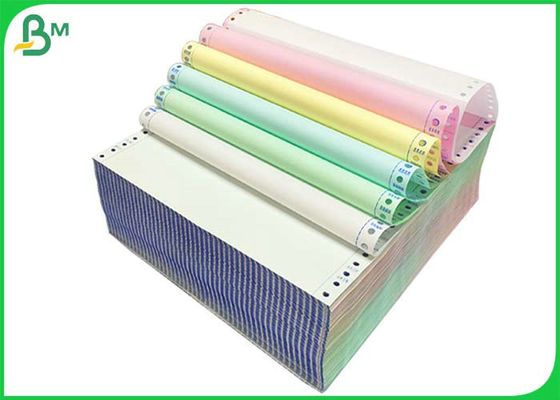 하얀 푸른 55gsm 비어 있는 무카본 종이 묶음 또는 영수증 인쇄를 위한 종이