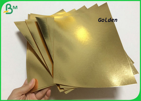 지갑을 위한 1개의 측 황금 색깔 방수 빨 수 있는 직물 0.55mm를 그리는 회화