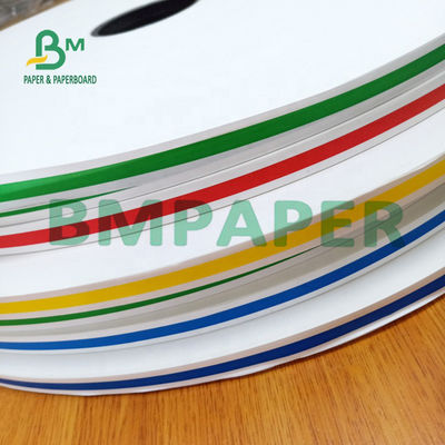 담배 필터를 위한 백서를 감싸는 24gsm 28gsm 하얀 황록색 팁핑