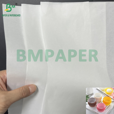 지방 방지 좋은 방출 38gsm 흰색 색상 베이킹 컵 종이 키트 3
