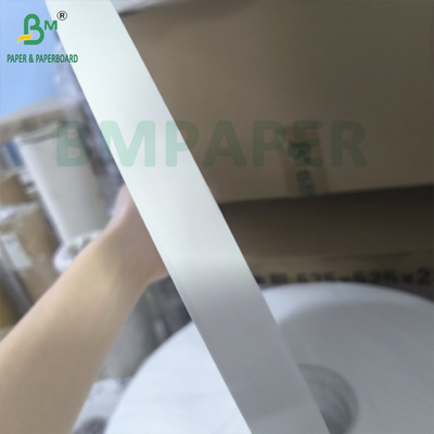 24gm 흰색 및 색상 종이 음료 빨대 개별 포장 25.5mm 32mm 롤
