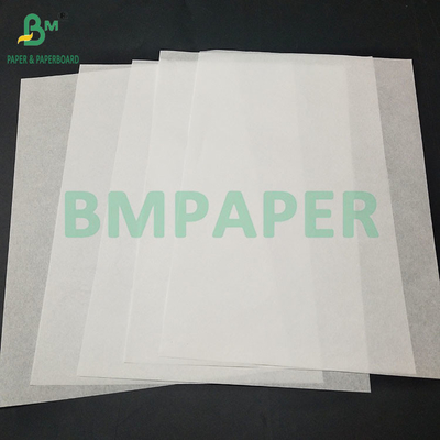 60gm Kit7 케밥 포장용 순수한 백화 된 기름성 종이