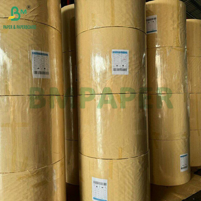 처녀 목재 직물 70g 80g 90g 천연 크래프트 시멘트 가방 종이 롤