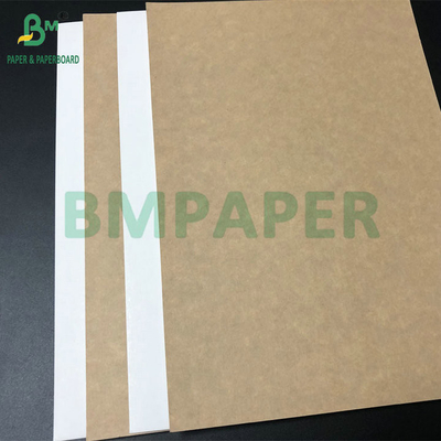 C1S 점토 코팅 295gsm 325gsm 흰색 톱 크래프트 후면 식품 상자에 대한 고판