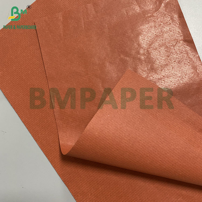 42gsm 빨간색 줄무늬 크래프트 종이 과일 포장용 Wax 한 면 식품 등급 가벼운 종이