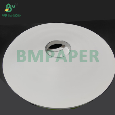 24gsm 28gsm 흰색 빨대 포장용 종이 27MM x 5000M 좋은 견고성