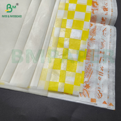 40 GSM 흰색 백화 된 종이 롤 두 면 모두 백화 된