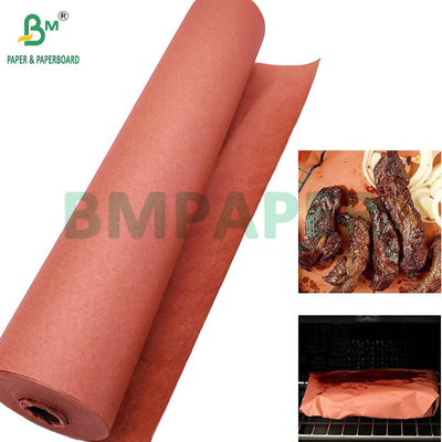 60gm 분홍색 비옥한 살육자 BBQ 종이 롤 피우는 육류 18' x 175 피트