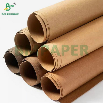 0.3mm 0.55mm 150cm 너비 갈색 구부러진 전세 Kraft 직물 핸드백