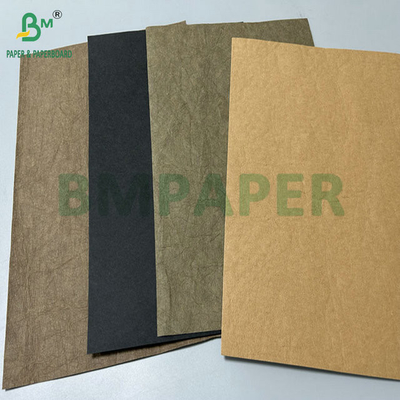0.3mm 0.55mm 150cm 너비 갈색 구부러진 전세 Kraft 직물 핸드백