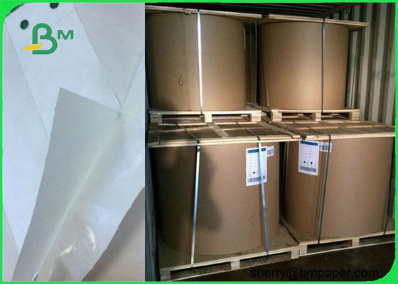 눈물 막독성 물 막독성 희미한 흰색 천재 영구 접착성 라벨 종이