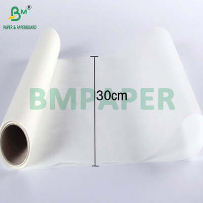 40g 흰색 베이킹 페이퍼 롤 너비 30cm 12인치 페르거먼트