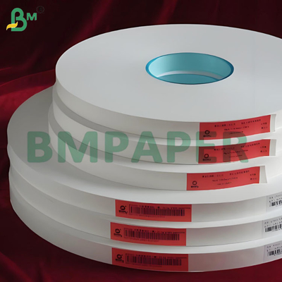 22-53mm 백색 식품 안전 짚 포장 Kraft 종이 롤 인쇄 가능