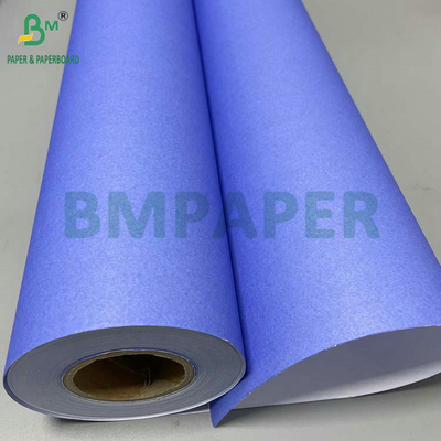 610mm x 50m A0 A1 80GSM 보라색 파란색 CAD 플롯터 종이 롤