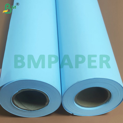 20파운드 엔지니어링 듀얼 사이드 블루 플롯터 종이 롤 610mm X 100m
