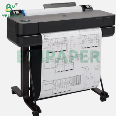 24" x 150" CAD 20lbs 본드 잉크젯 그래프 2′′ 코어용 넓은 형식 플롯터 종이