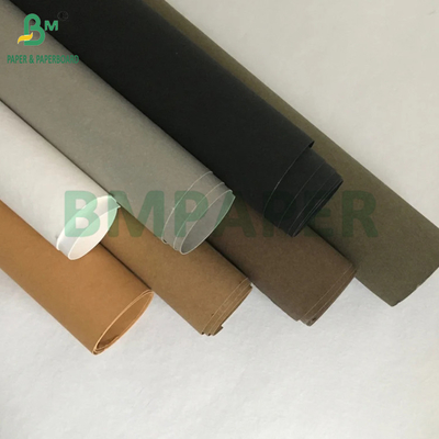 0.35mm 0.55mm 세척 가능한 Kraft 종이 직물