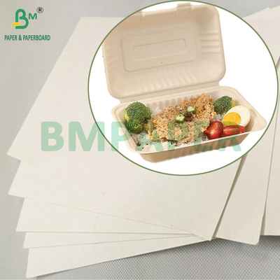 생분해성 100gm - 400gm 천연 사탕수수 바가세 펄프 베이스 종이 롤
