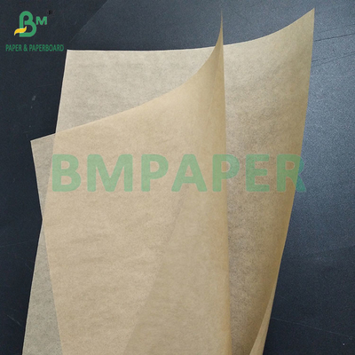 40gm 브라운 크래프트 종이 지방 방지 햄버거와 샌드위치 종이
