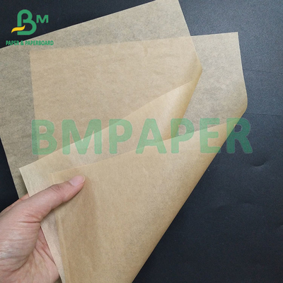 40gm 브라운 크래프트 종이 지방 방지 햄버거와 샌드위치 종이