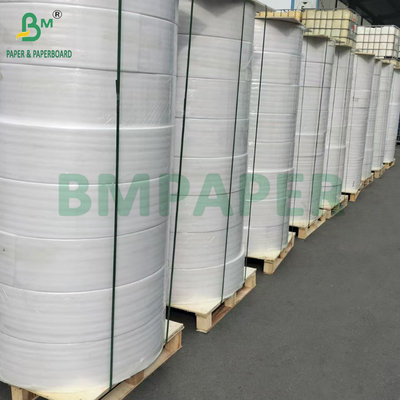 55gm 60gm 탄소 없는 복사 NCR 종이 롤 인수 청구서 19인치 검은색 이미지