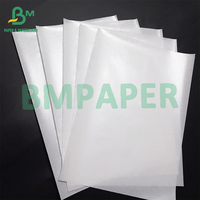 30GSM 50GSM 15PE 반짝이는 코트 흰색 크래프트 종이 식품 포장 가방