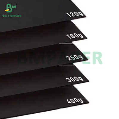 400gm 450gm 향수 상자에 대한 검은색 카드보드 시트 89 x 119cm 잘 접는