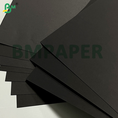 245gsm 250gsm 부드러운 표면 고직성 접기 저항성 선물 포장용 검은 카드 사진 프레임 매팅