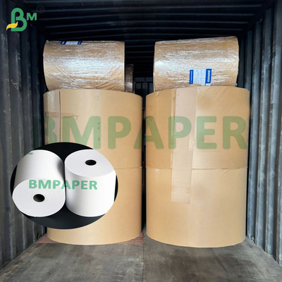 55gm BPA 없는 열 코팅 종이 덤보 롤 자연 / 높은 흰색 790mm 860mm