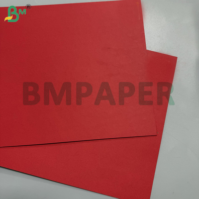 120gsm - 400gsm 양면 브릴리언트 레드 카드보드 (고급 포장용)