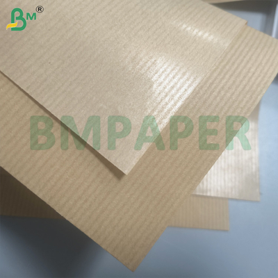 줄무늬 크라프트지 질감 40gsm 한쪽 면 기계 광택 포장용