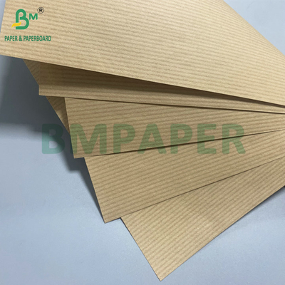목재 펄스 스트라이프 60gsm 70gsm 브라운 레드 크래프트 종이