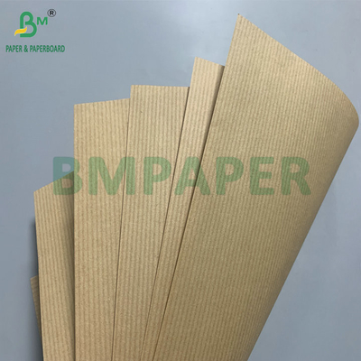 목재 펄스 스트라이프 60gsm 70gsm 브라운 레드 크래프트 종이