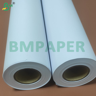 80gsm 백색 CAD 플로터 용지 롤 (건축 도면 인쇄용)