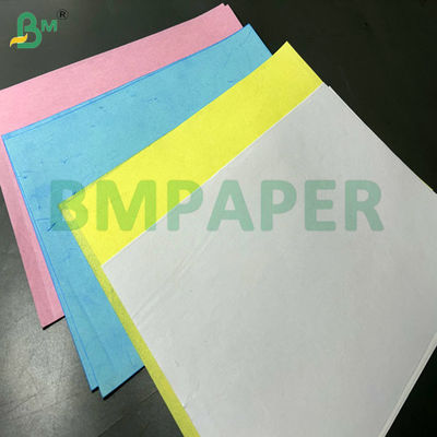 60gm 70gm 파란색 노란색 색상 31 x 43 인치의 NCR 탄소 없는 종이